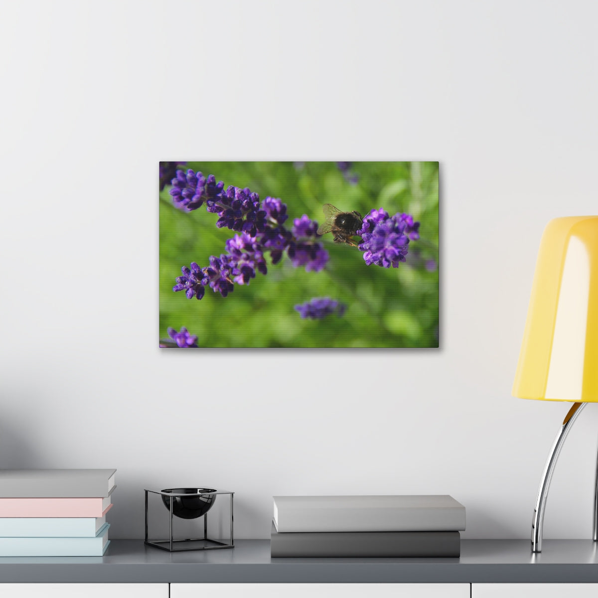 Bee on Lavender Canvas Gallery Wraps