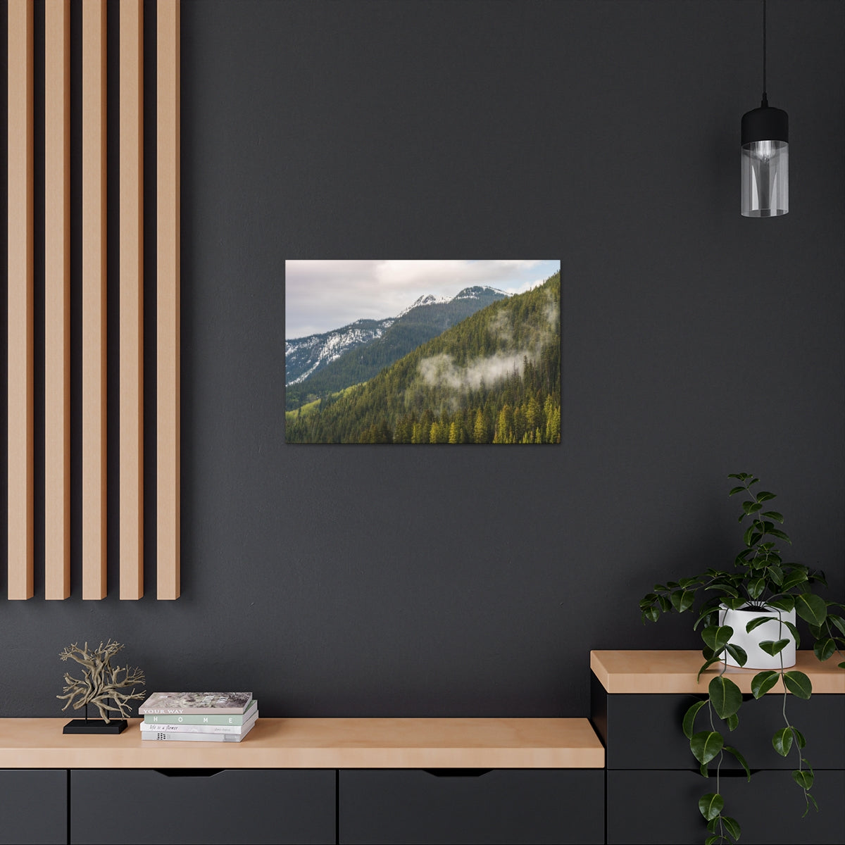 Fog In The Trees Canvas Gallery Wraps