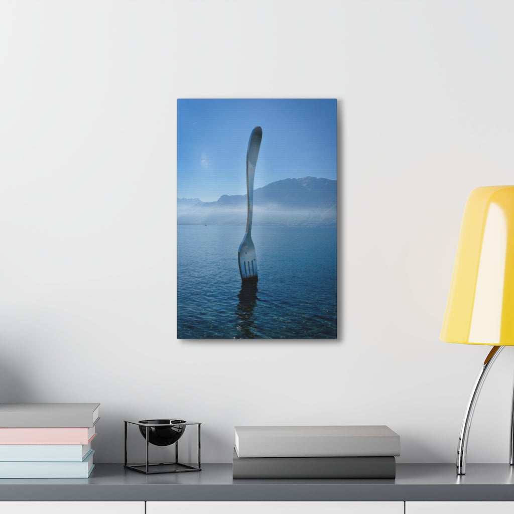 Fork In Lake Geneva Canvas Gallery Wrap