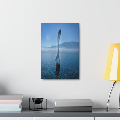 Fork In Lake Geneva Canvas Gallery Wrap