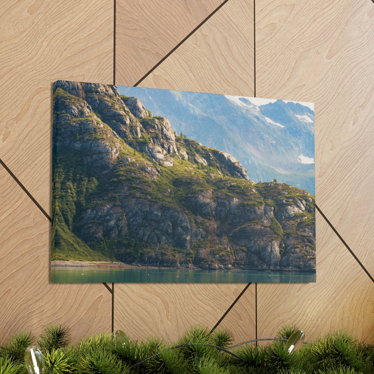 Alaskan Mountain Side Canvas Gallery Wrap