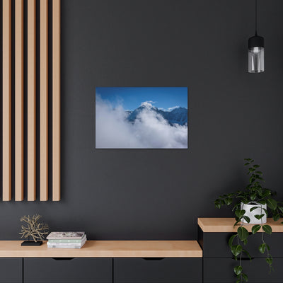 Clouds Above Schilthorn Mountain Canvas Gallery Wrap