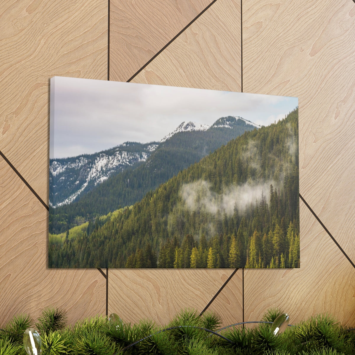 Fog In The Trees Canvas Gallery Wraps