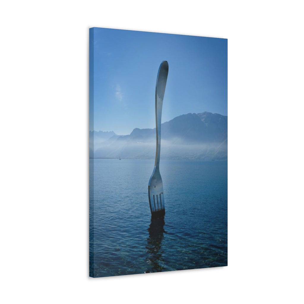 Fork In Lake Geneva Canvas Gallery Wrap