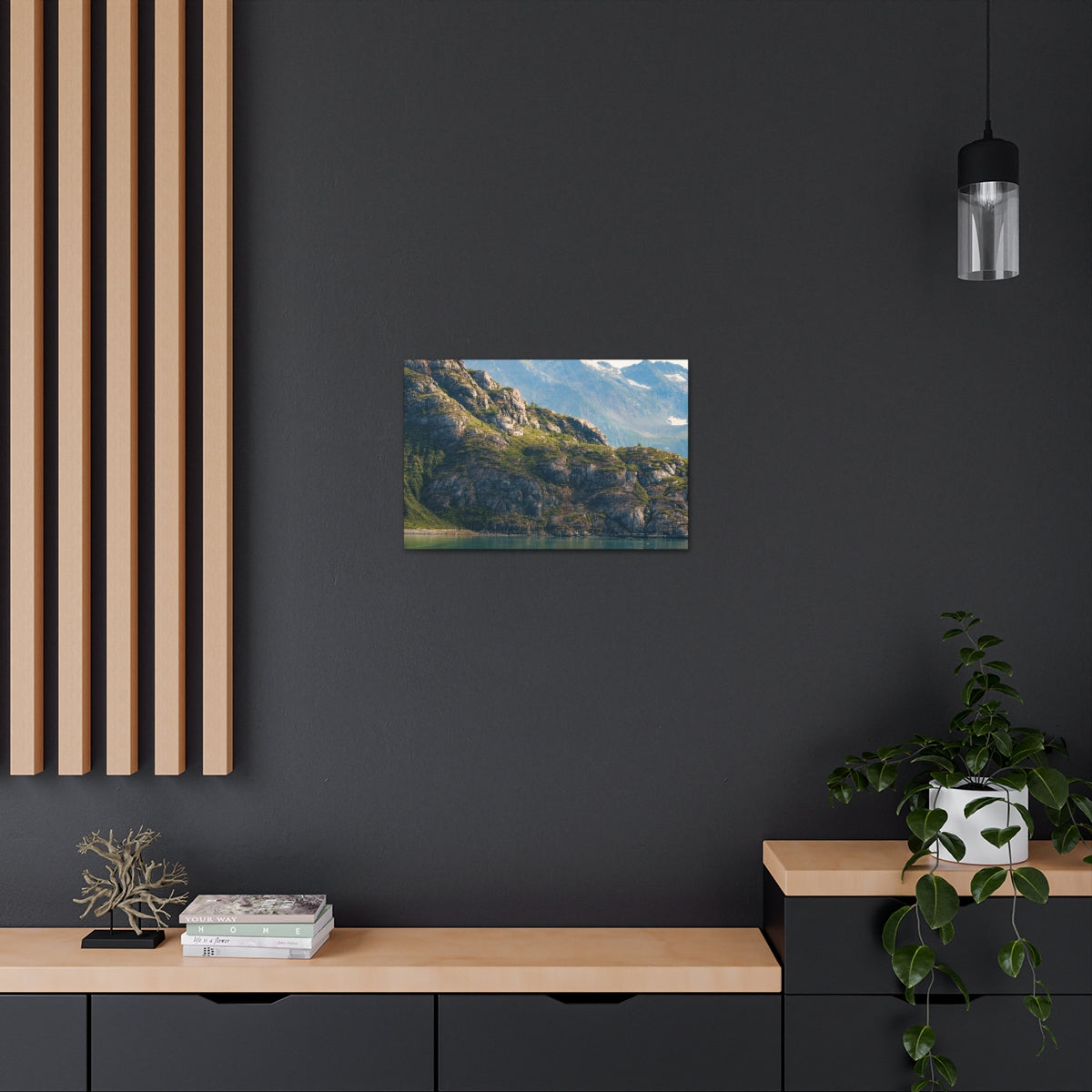 Alaskan Mountain Side Canvas Gallery Wrap