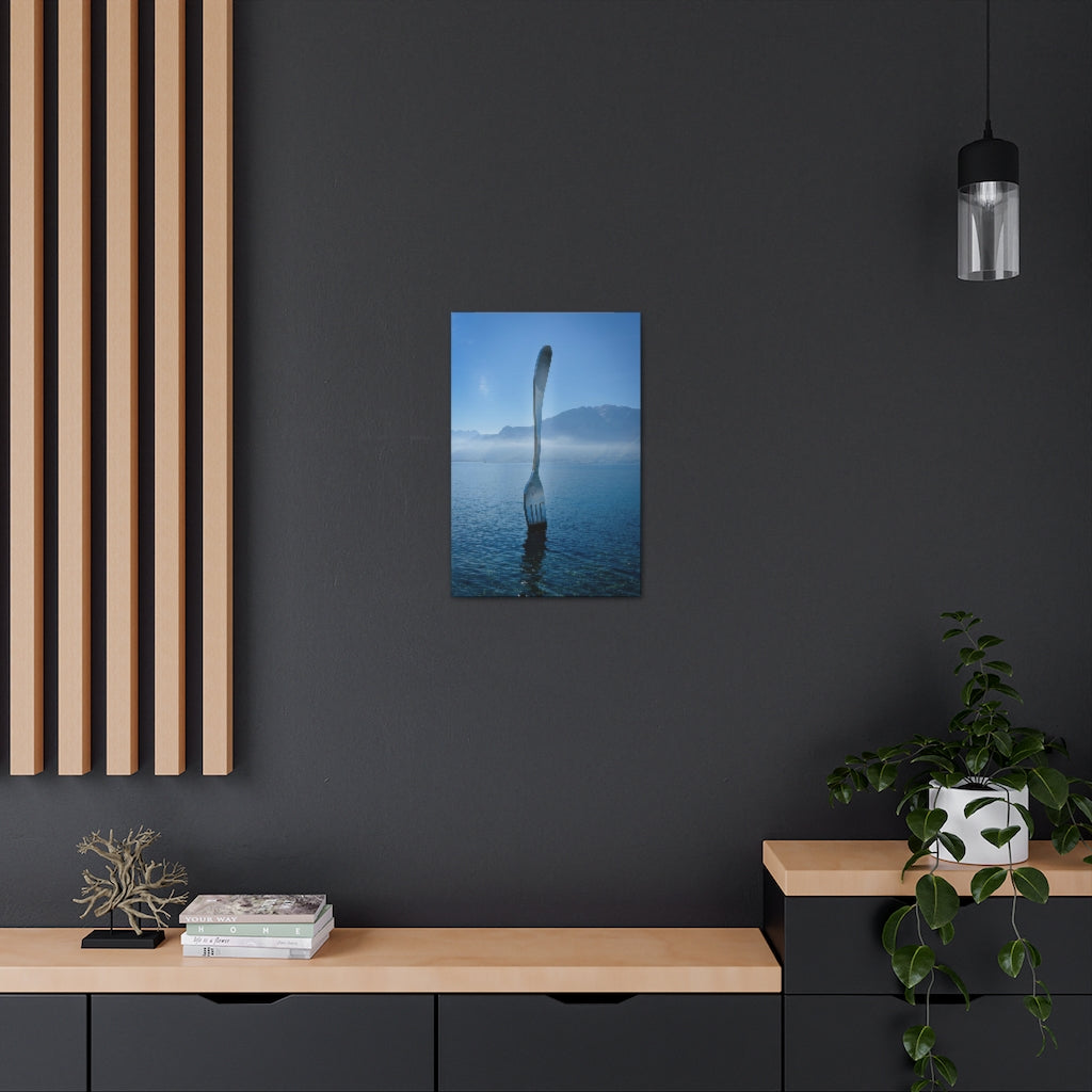 Fork In Lake Geneva Canvas Gallery Wrap