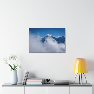 Clouds Above Schilthorn Mountain Canvas Gallery Wrap