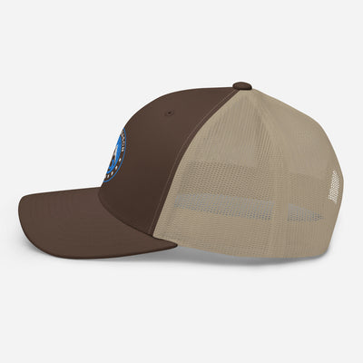 Brown Trucker Cap (PeakSeason Circle Logo)