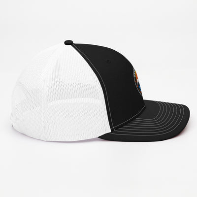 Black Trucker Cap (PeakSeason Circle Logo)