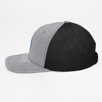 Grey Trucker Cap (PeakSeason Circle Logo)