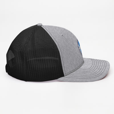 Grey Trucker Cap (PeakSeason Circle Logo)