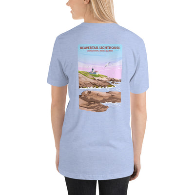 Womens t-shirt (Beavertail Lighthouse)