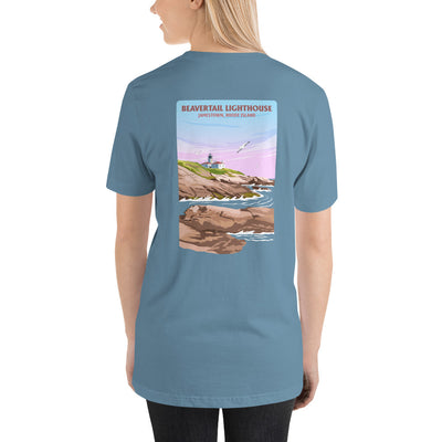 Womens t-shirt (Beavertail Lighthouse)