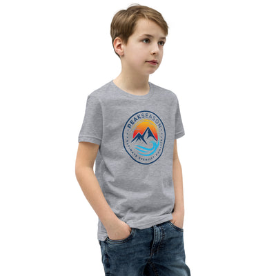 Boys Youth Short Sleeve T-Shirt (PeakSeason Circle Logo)