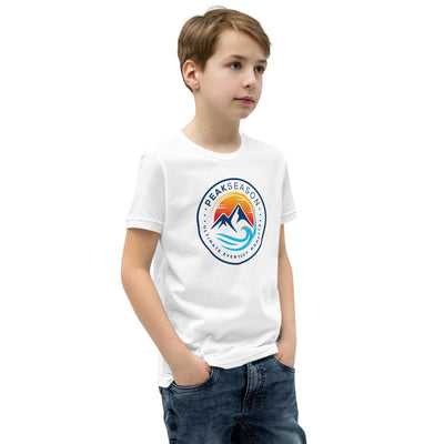 Boys Youth Short Sleeve T-Shirt (PeakSeason Circle Logo)